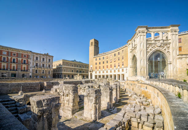 istock Ancient amphitheater Lecce, Puglia, Italy 695434956