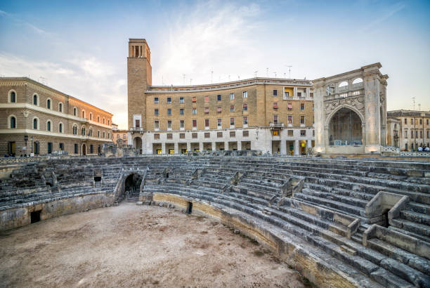 istock Ancient amphitheater in Lecce, Italy 695434974