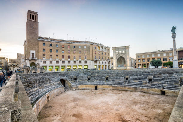 istock Ancient amphitheater in Lecce, Italy 695434976