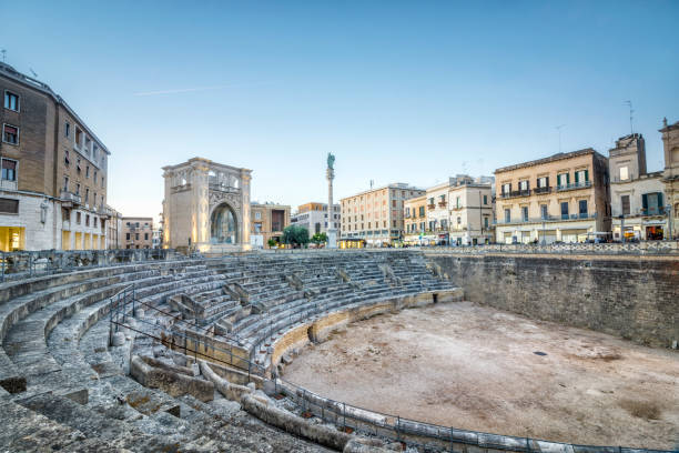 istock Ancient amphitheater in Lecce, Italy 695434988