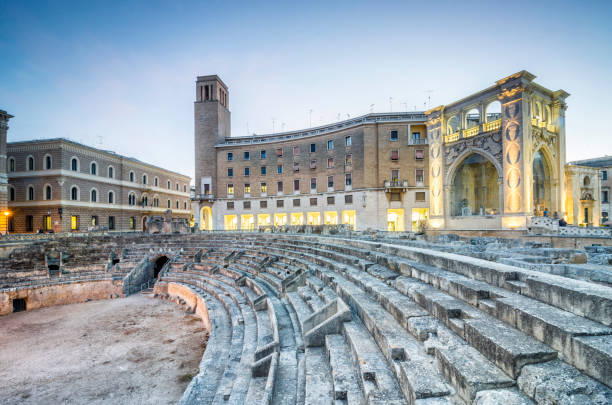 istock Ancient amphitheater in Lecce, Italy 695435002