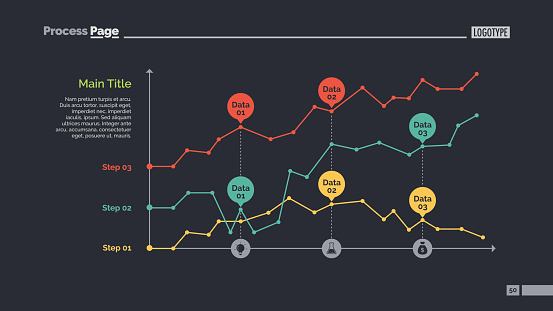 3 Point Rule Graph Three Point Charts Slide Template Stock Illustration - Download Image ...
