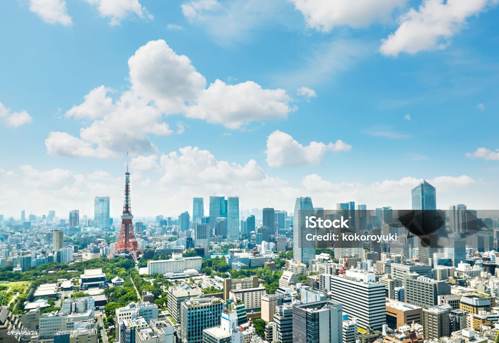 Landschaft der Stadt Tokio - Lizenzfrei Tokio Stock-Foto