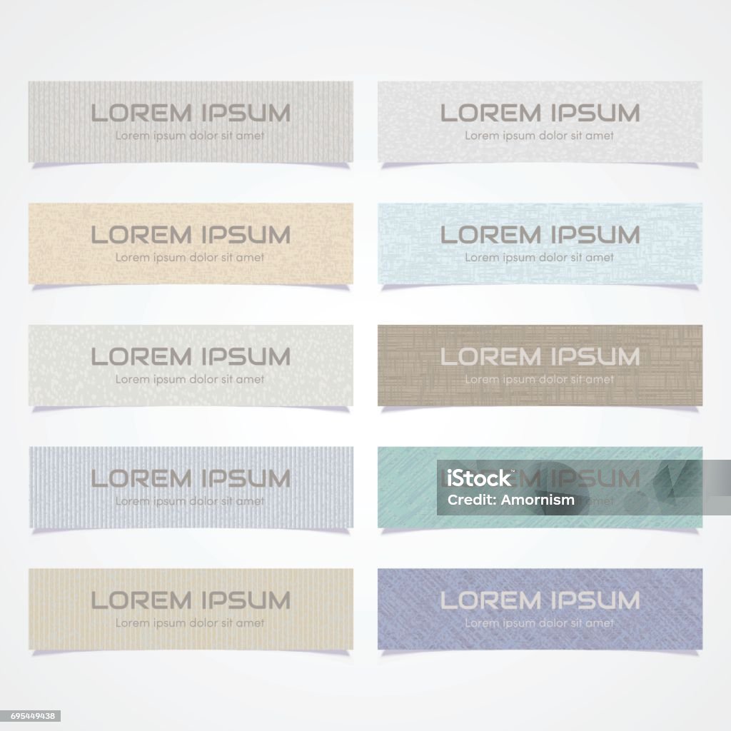 Label Shadow Color Paper Label With Shadow On White Background Vector Stock Illustration ...