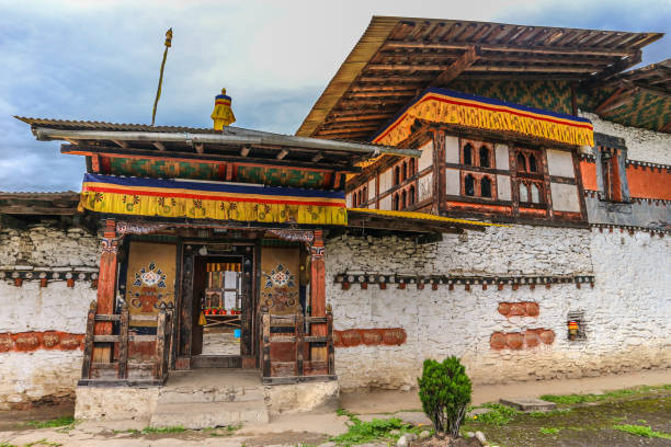 istock Traditional Bhutanese temple architecture in Bhutan. 695455690