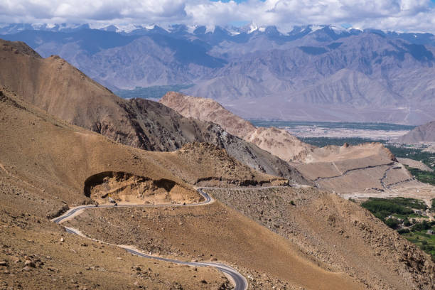 istock Road on Himalaya, Leh district 695456538