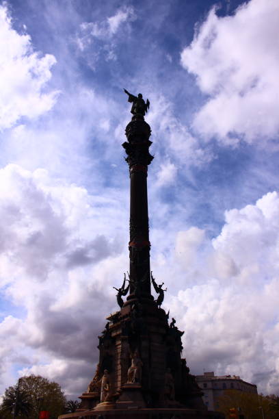 istock Statue of Columbus in Barcelona 695457074