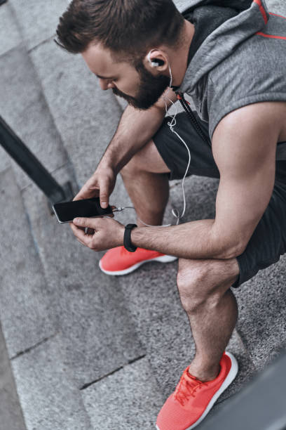 istock Music is his escape. 695473134