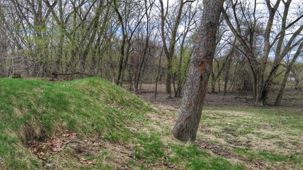 istock American Revolutionary War Land Feature Fortification against British Army 695486234