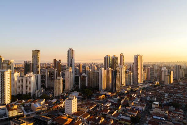Sao Paulo city skyline, Brazil Aerial view Collection campinas photos stock pictures, royalty-free photos & images