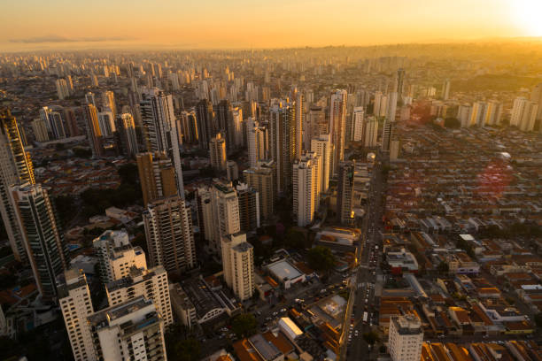 istock Sunset over Sao Paulo, Brazil 695498482