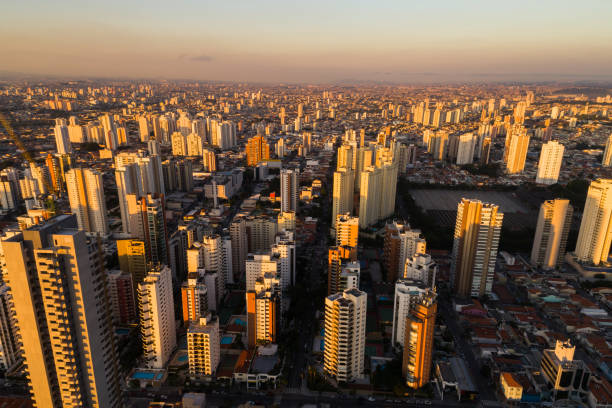 istock Sunset over Sao Paulo, Brazil 695498490