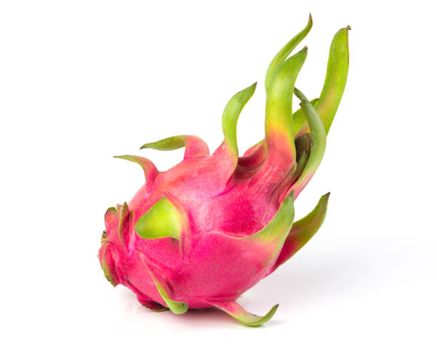istock The Fresh Dragon fruit or Pitahaya fruit  isolated  on white background 695502654
