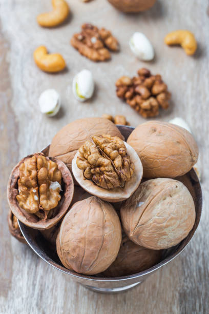 istock Walnut, walnut, pistachio, cashew nuts, 695511908