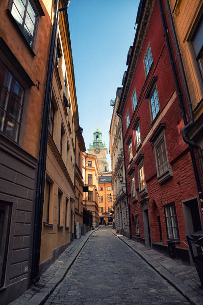 istock Stockholm street, Sweden 695515700