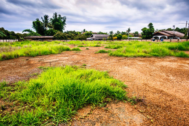 istock The landscape of empty space on cloudy day 695516746