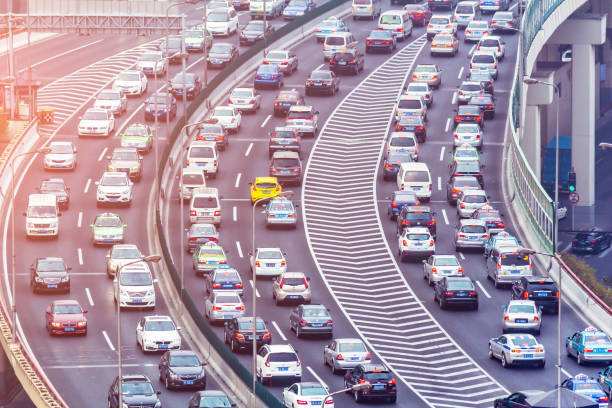 istock Shanghai Highway,China 695519542
