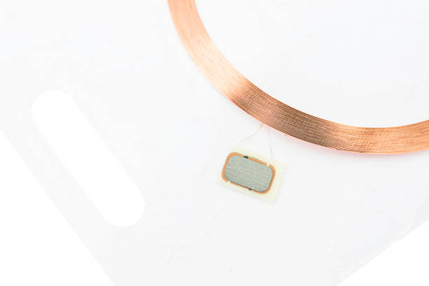 istock Microhip and copper in Proximity card. 695520226