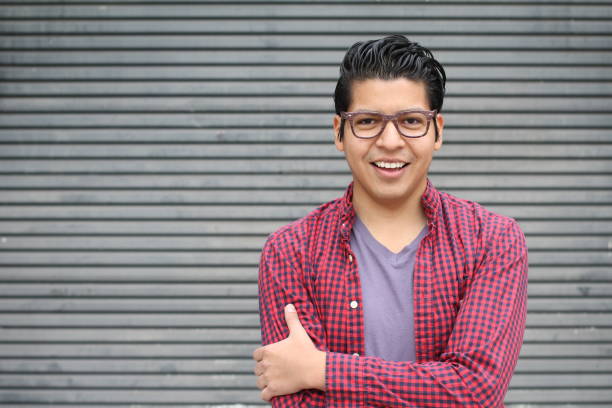 istock Natural young man smiling close up 695524482