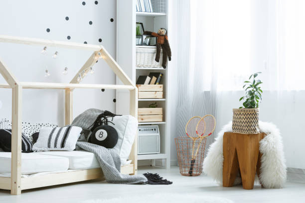 istock White room with furniture 695527894