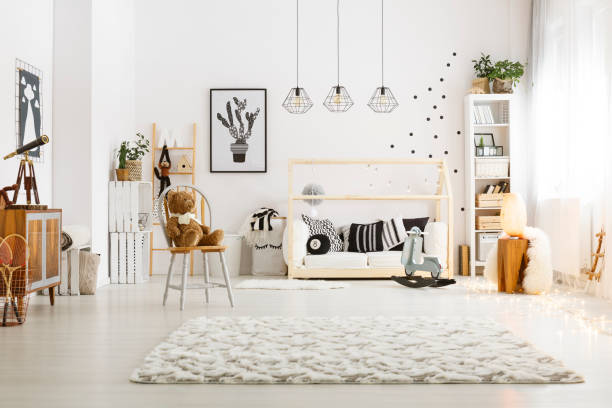 istock Modern decor of room 695527916