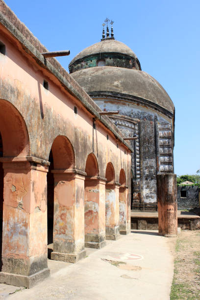 istock 600 years old Lord Krishna Temple at Bardhaman. 695555522