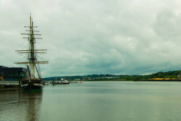 istock Tall ship in New Ross 695558276