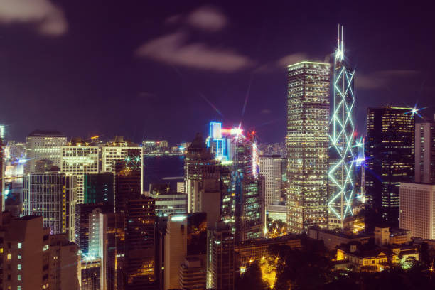 istock Hong Kong at night 695560090