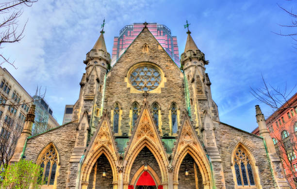 istock Christ Church Cathedral in Montreal, Canada 695569516