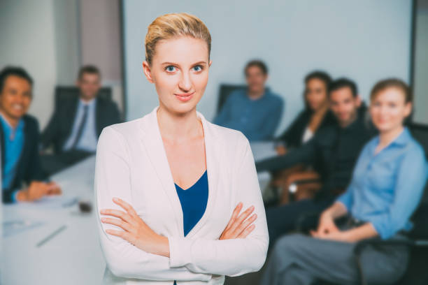 istock Successful Businesswoman in Office 695596496