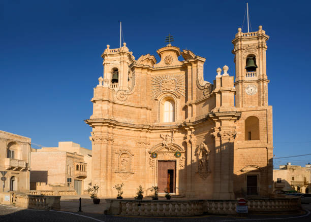 istock Gharb Church, Gozo, Malta 695597112