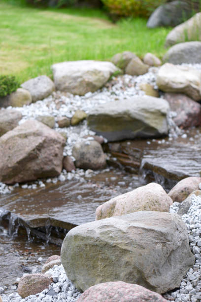 istock Creek in the garden 695600116