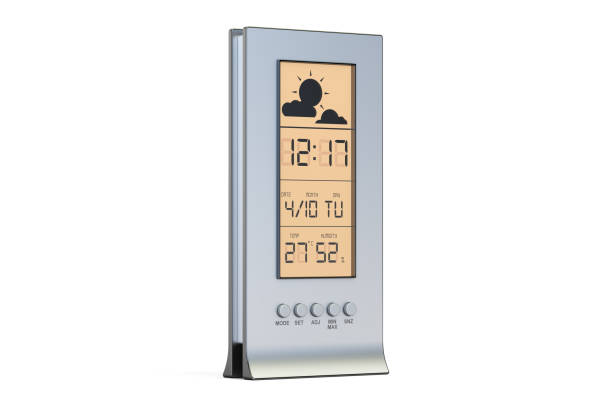 weather station, 3D rendering isolated on white background