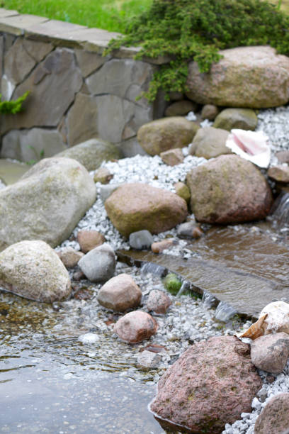 istock Creek in the garden 695608718