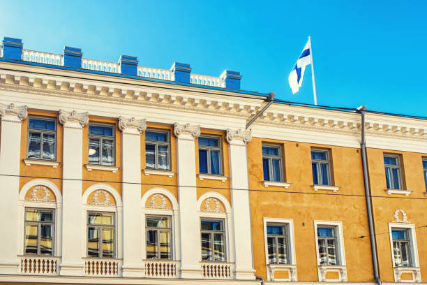 istock Building Facade in Helsinki, Finland 695615888