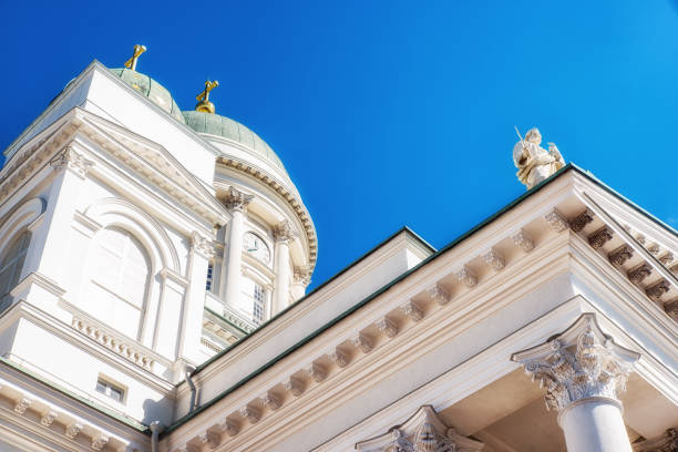 istock Helsinki cathedral details in finland 695616020