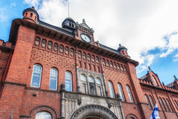 istock Customs and warehouse at Port of Helsinki 695619304