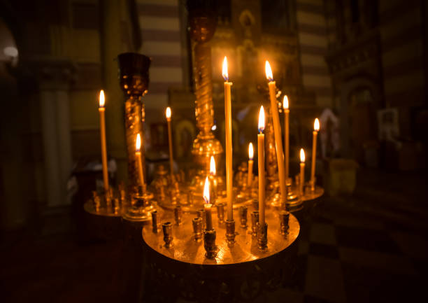istock Candles int church 695635824