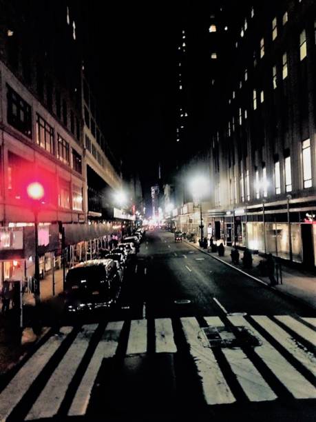 istock NYC Street at Night 695637976
