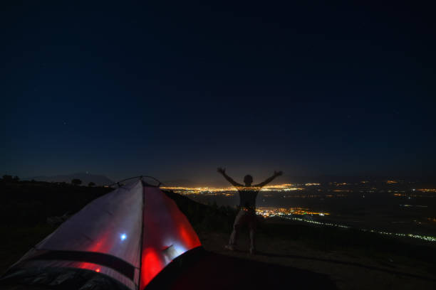 istock set up camp out of town 695649276