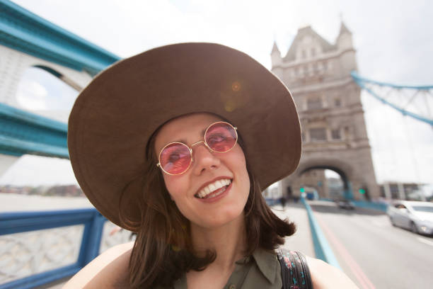 istock Beautiful Tourist in London 695652190