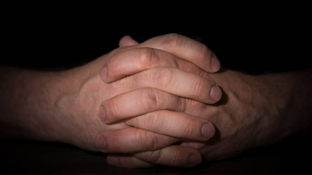 Praying Hands stock photo