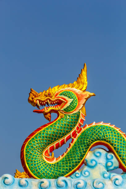 istock Dragon is in the shrine's beliefs religious. 695686654