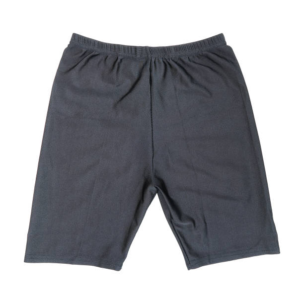 istock one black swimming trunks isolated on white 695708210