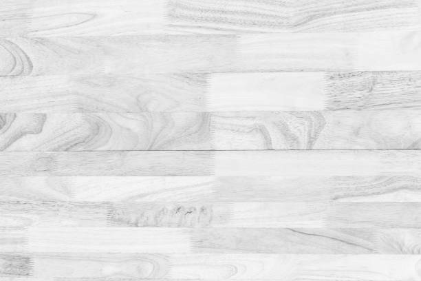 istock Vintage surface white wood table and rustic grain texture background. Close up of dark rustic wall made of old wood table planks texture. Rustic wood table texture background template for your design.n. 695708438