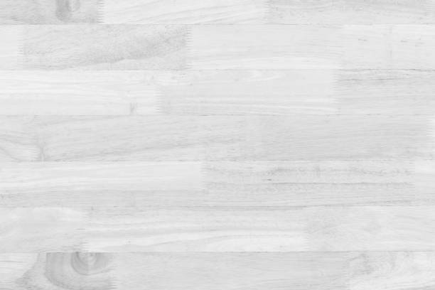 istock Vintage surface white wood table and rustic grain texture background. Close up of dark rustic wall made of old wood table planks texture. Rustic wood table texture background template for your design.n. 695712198