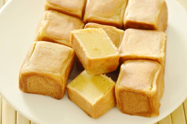 istock Chinese dice pasty stuffed mush sweet bean 695714846