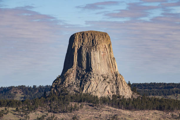 istock Devils Tower at sunrise in Wyoming 695715472