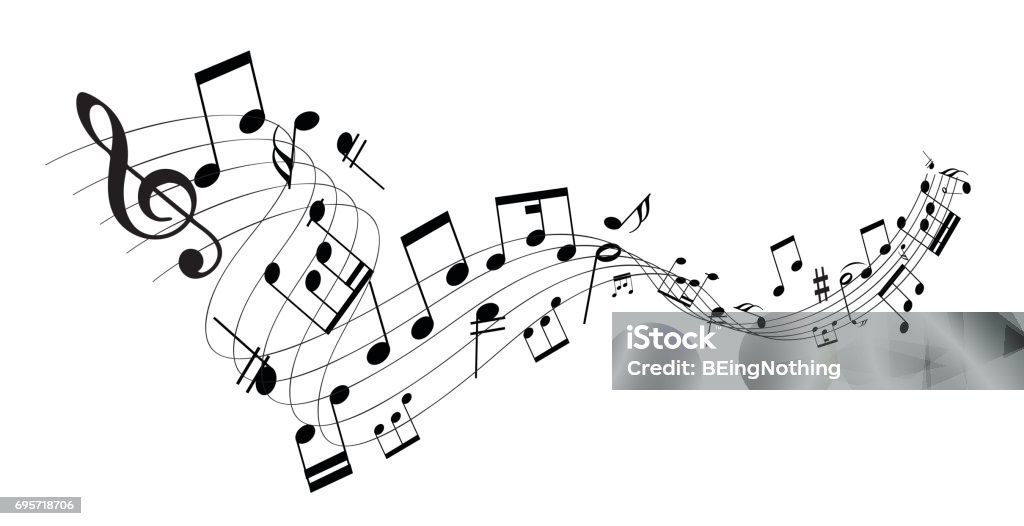 La música Nota - arte vectorial de Nota musical libre de derechos La música Nota - arte vectorial de Nota musical libre de derechos