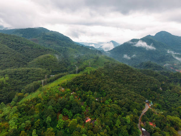 istock Aeral View on Ramboda falls and valley, Sri Lanka. 695721760